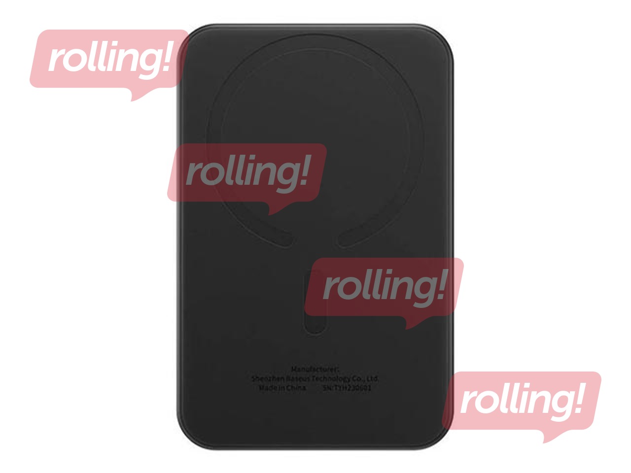 Magnetiline mobiililaadija Baseus MagSafe PD 20W, 5000mAh, must