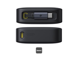 Mobiililaadija Baseus Free2Pull, 20000mAh, 65W, kaabliga, must