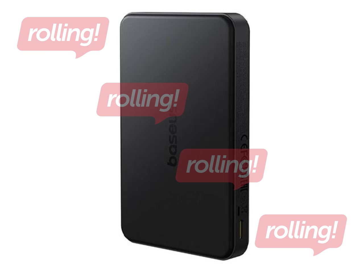 Магнитное зарядное устройство Baseus MagSafe Airpow2, Qi2, 10000mAh, 22.5W, чёрный