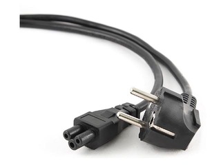 Кабель питания Gembird portatīvajam datoram 1.80м, черный