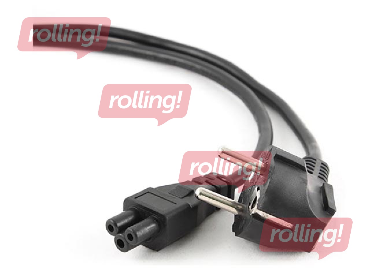 Toitekaabel Gembird sülearvuti jaoks 1.80m, must