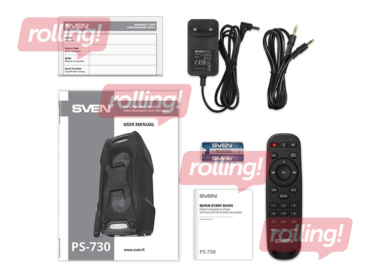 Sven PS-730 must kõlar