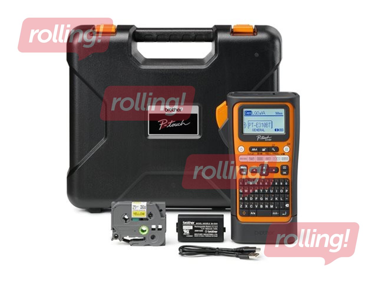 Rokas uzlīmju printeris Brother P-Touch PT-E310BTVP Labelmaker, USB, Bluetoth (3.5 - 18 mm)