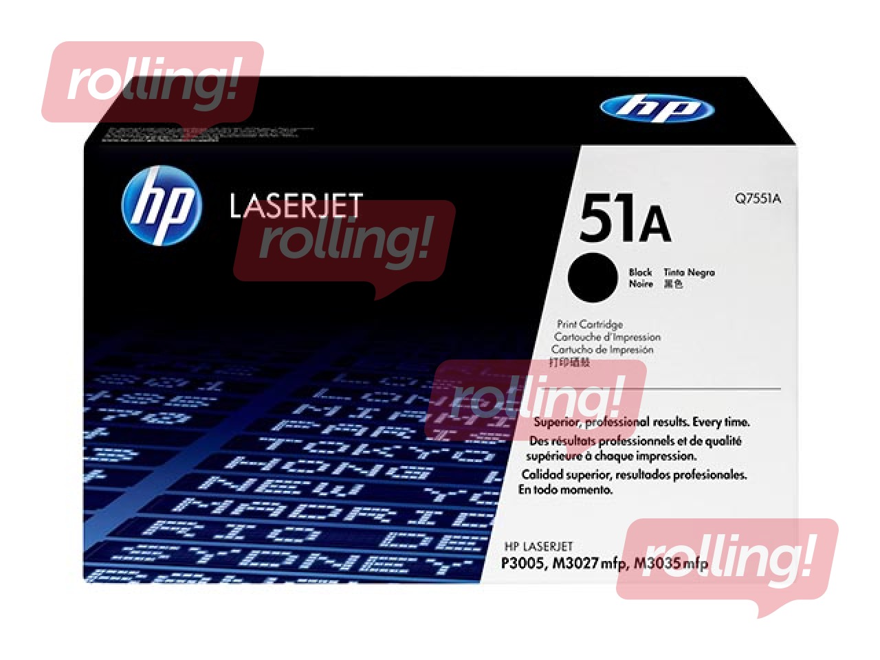 Tonera kasete HP LJ P3005, melna, (6500 lpp.)