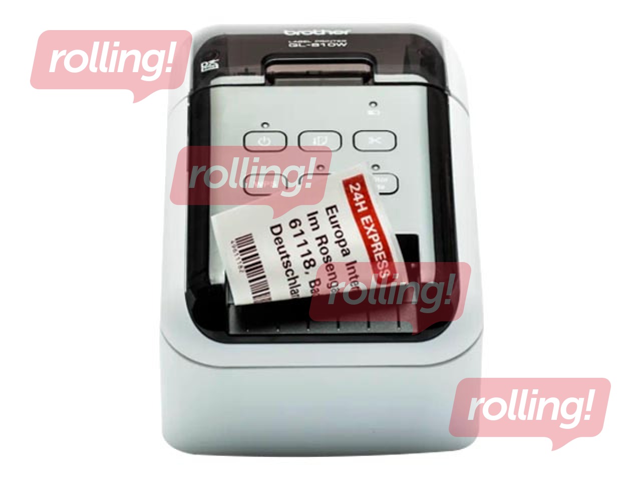 Uzlīmju printeris Brother QL-810Wc (WiFI, USB, 300x600dpi, 62mm)