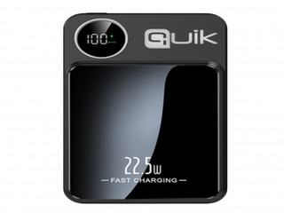 Magnētiskais mobilais lādētājs Quik QP-810 10000mAh, melns