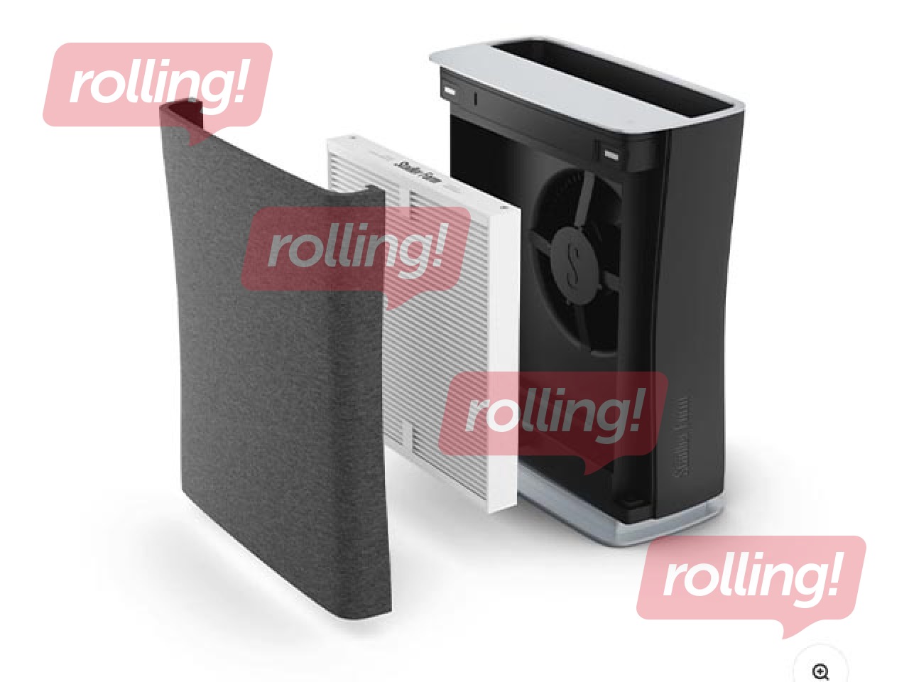 Air cleaner Roger, black