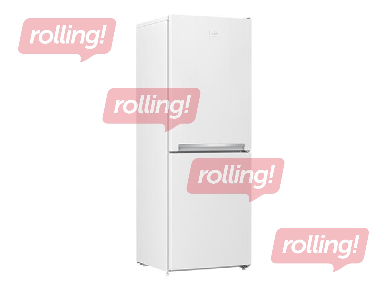 Refrigerator Beko with freezer compartment on the bottom, 153 cm, white