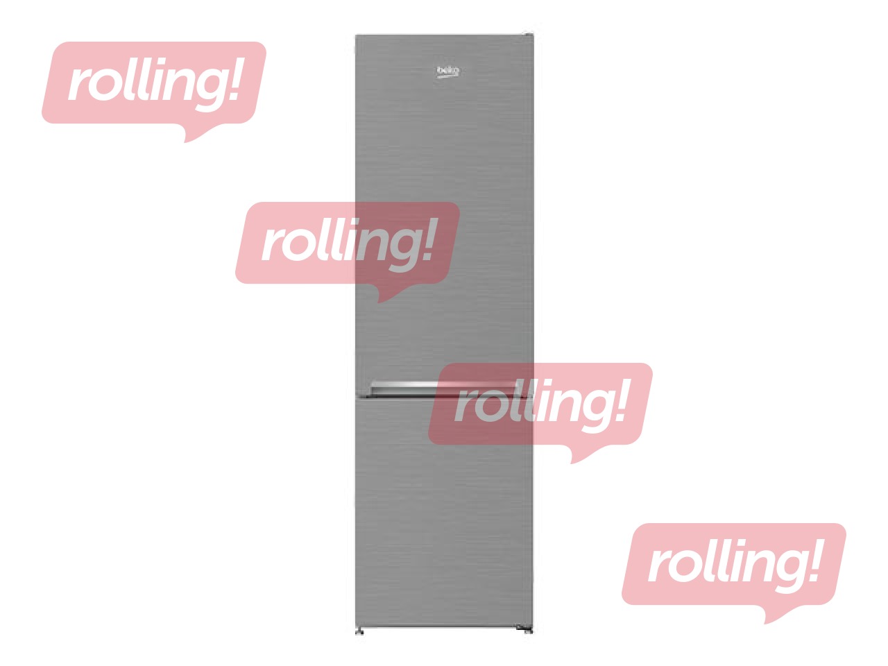 Refrigerator Beko with freezer compartment on the bottom, 181 cm, silver