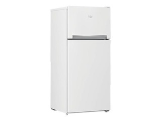 Refrigerator Beko with top freezer, 124 cm, white