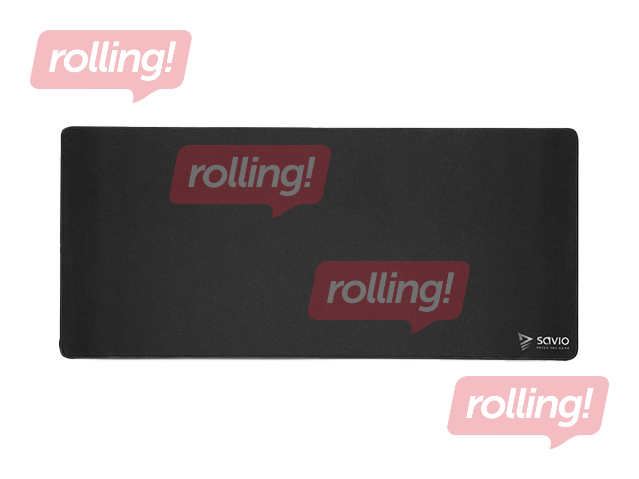 Hiirematt, Savio, Precision Control XXL, must, 1000x500mm