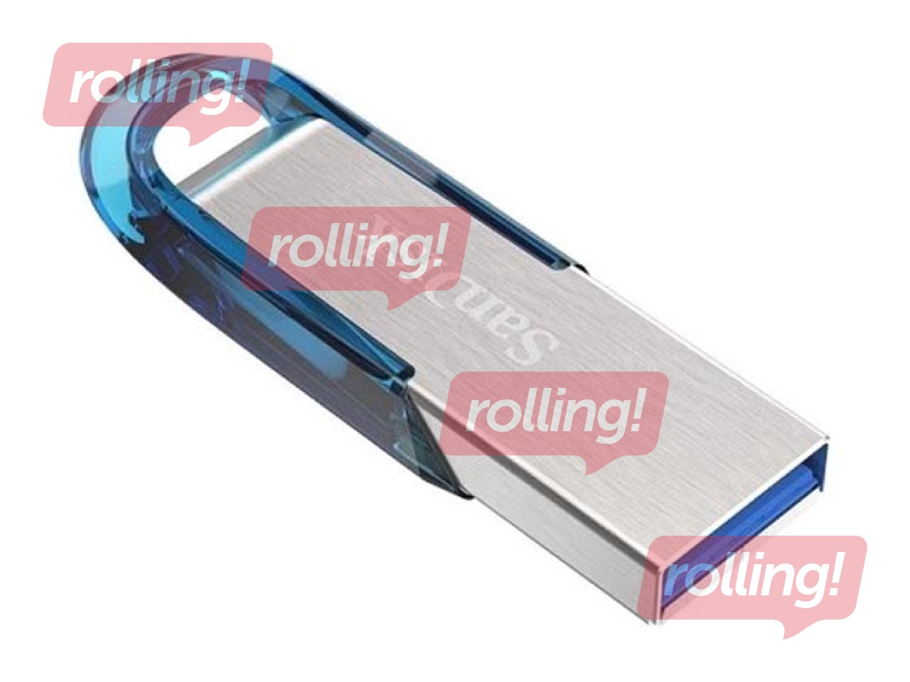 SanDisk USB 3.0 Flash Drive Cruzer Ultra Flair 64GB USB 3.0, Tropical Blue