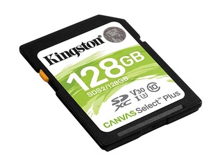 Flash memory Kingston SDXC 128GB Canvas Select Plus