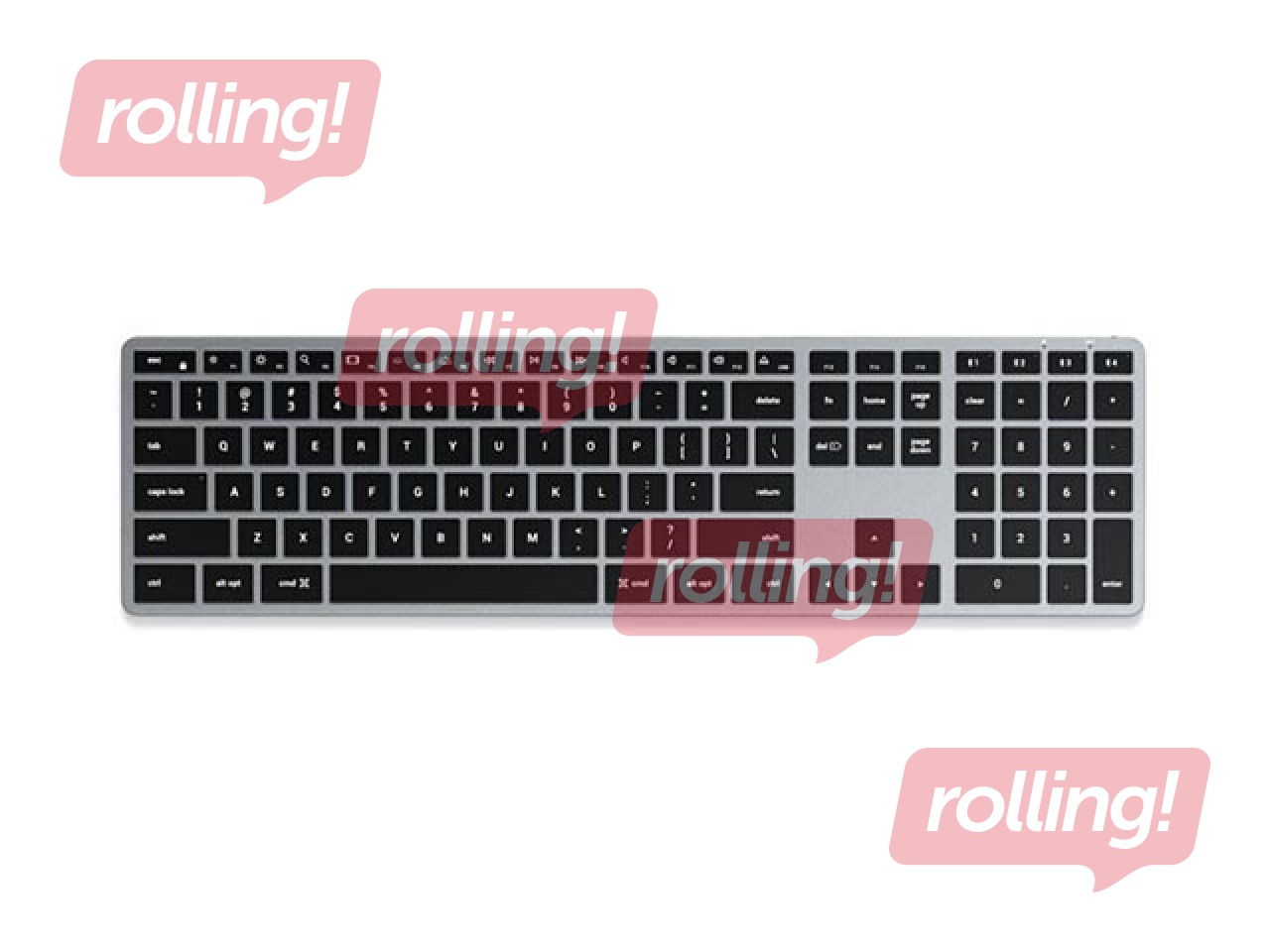 Juhtmevaba klaviatuur Satechi X3, kuni 4 seadmele, US/ENG