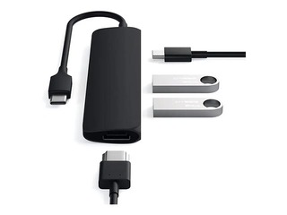 Satechi Slim USB-C MultiPort Adapter with 4K HDMI Video Output and 2 USB 3.0 Ports