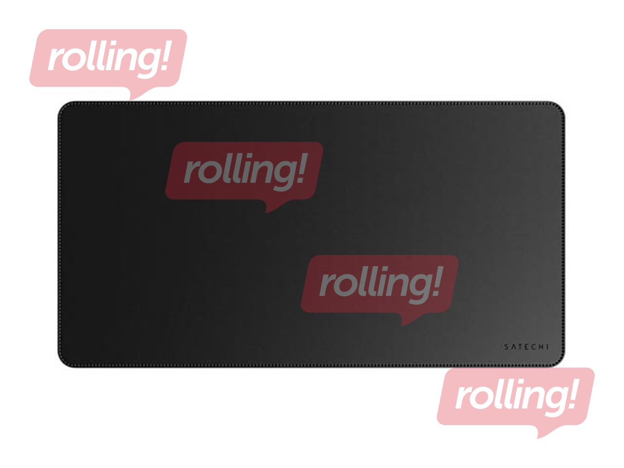 Satechi Eco-Leather lauamatt, must