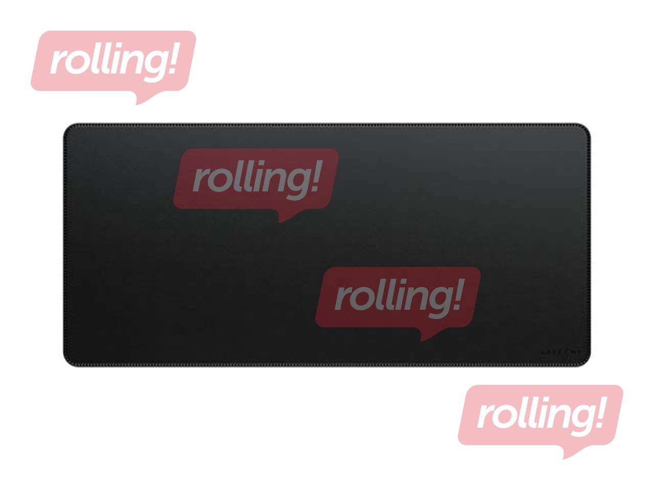 Desk mat from vegan leather Satechi, black, 1 pcs.