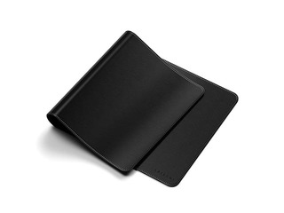 Столовый коврик из веганской кожи Satechi, черный, 1 шт.