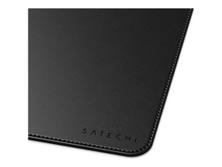 Столовый коврик из веганской кожи Satechi, черный, 1 шт.