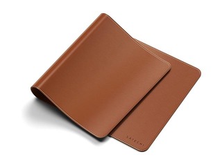 Desk Mat Satechi, vegan-leather, brown
