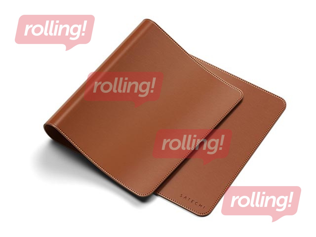 Настольный коврик Satechi, эко-кожа, коричневый