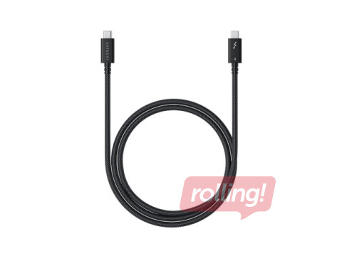 Satechi Thunderbolt 4 Pro Cable, 1m, Melns