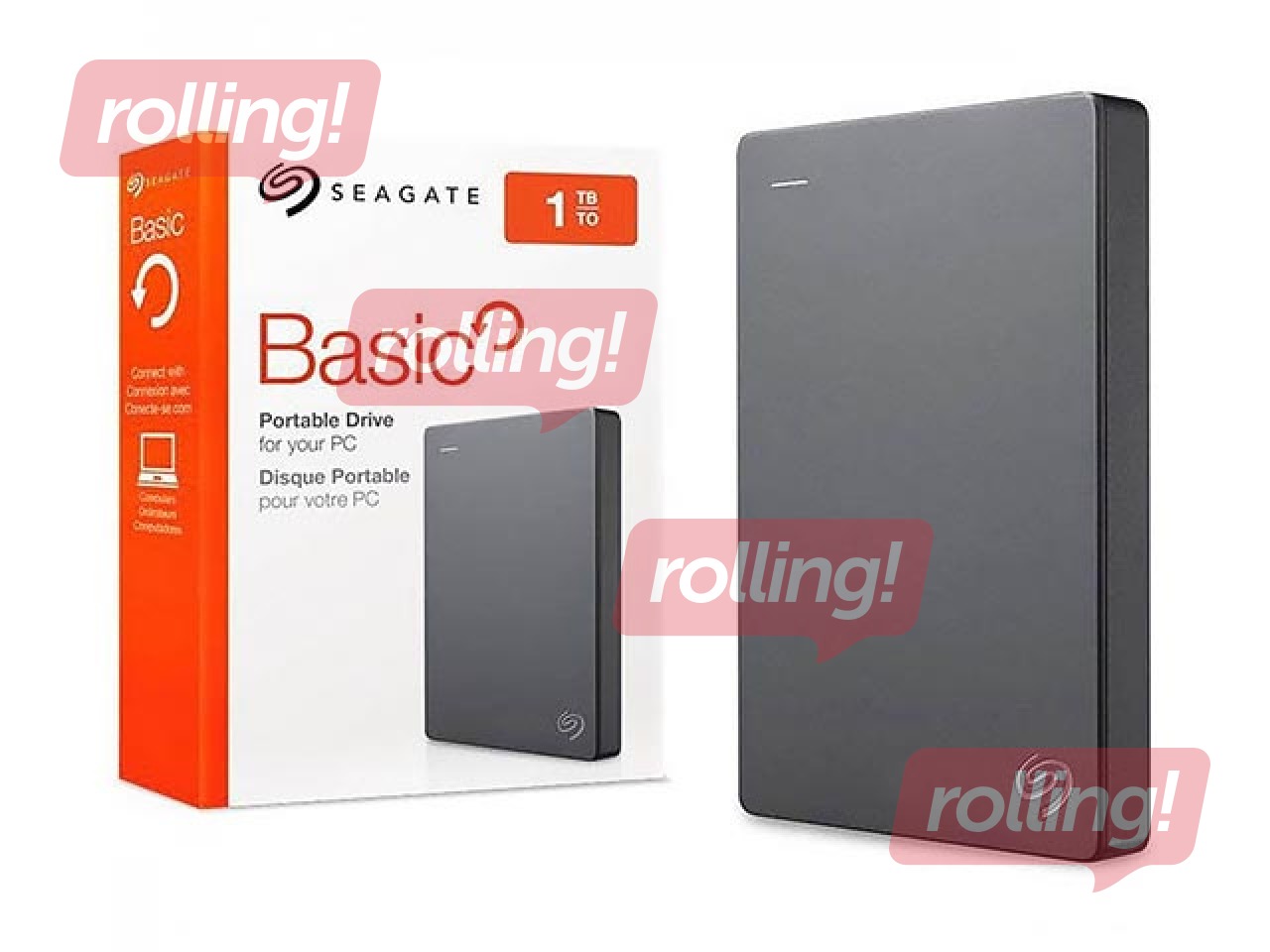 External Hard drive Seagate Basic, 1TB, USB 3.0