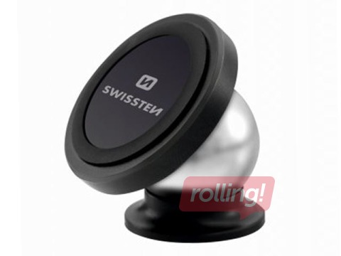 Swissten S-Grip M2 Universāls Auto Stiprinājums Panelim Ar Magnētu, Melns