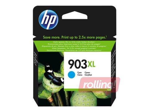 HP 903XL High Yield Cyan Original Ink Cartridge (825 pgs)