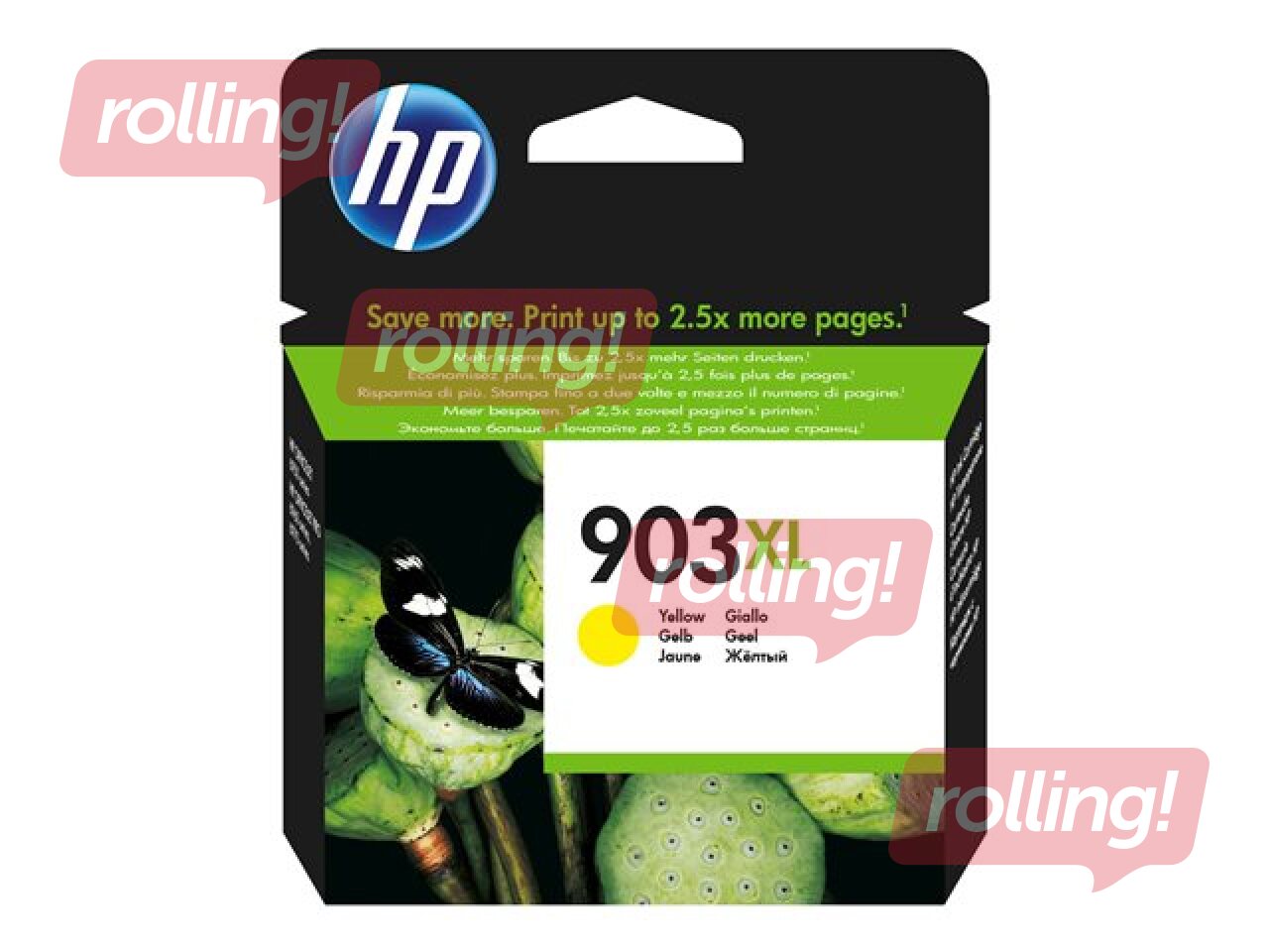 HP 903XL High Yield Yellow Original Ink Cartridge (825 pgs)
