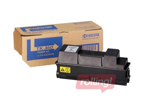 Toonerkassett Kyocera FS-4020DN, must, (20000 lk)