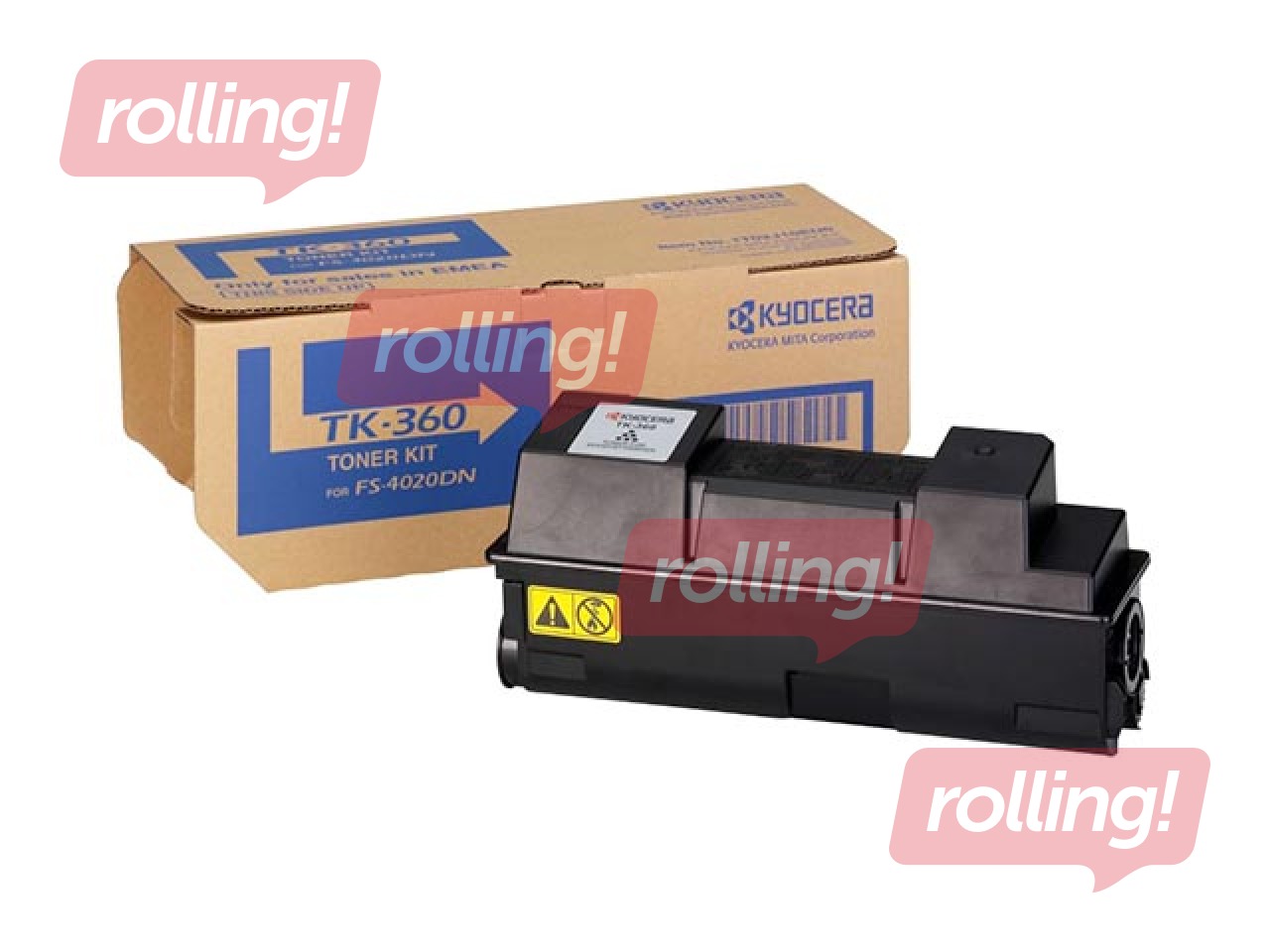 Toonerkassett Kyocera FS-4020DN, must, (20000 lk)