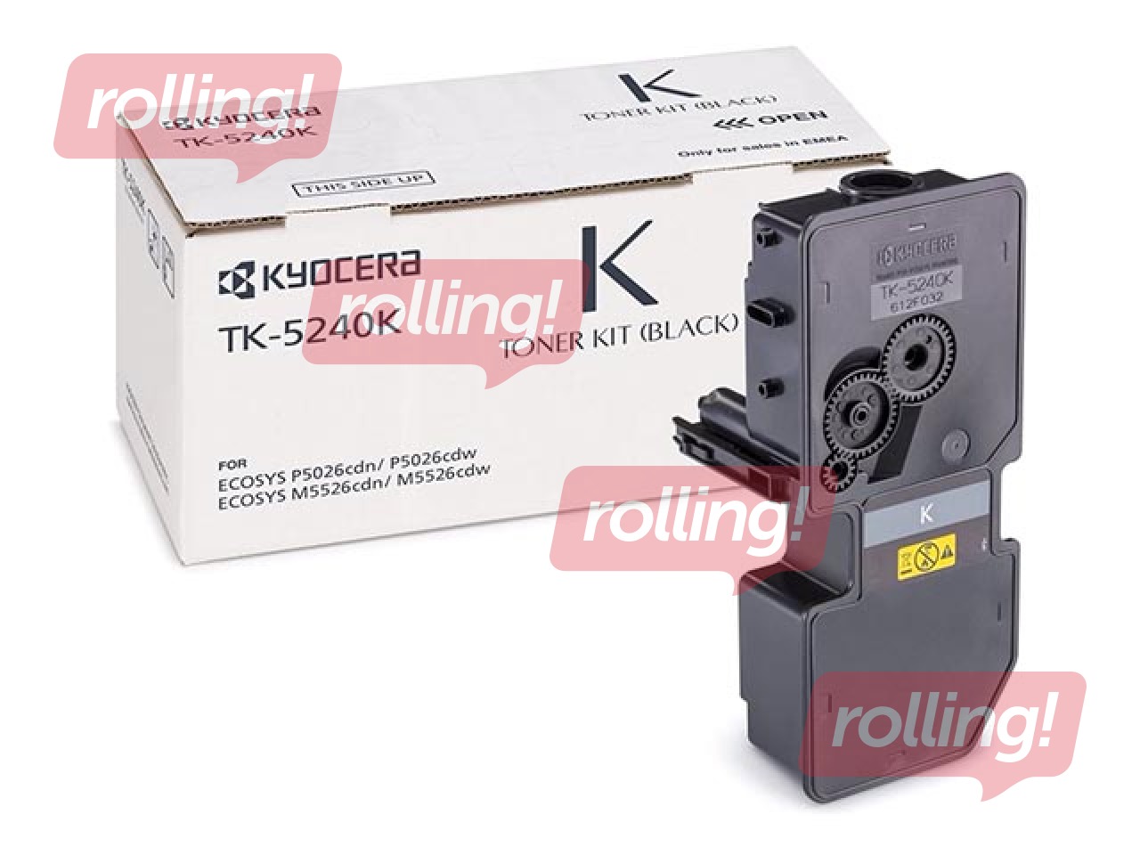 Toonerkassett  Kyocera M5526CDN, must, (4000 lk)