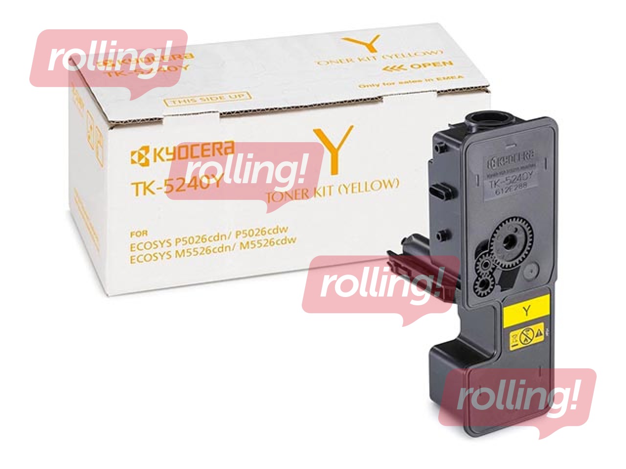 Toonerkassett Kyocera M5526CDN, kollane, (3000 lk)