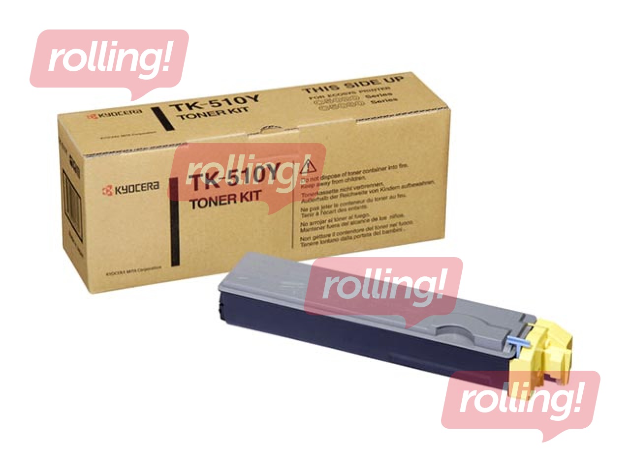 Toonerkassett Kyocera FS-C5100DN, kollane, (4000 lk)