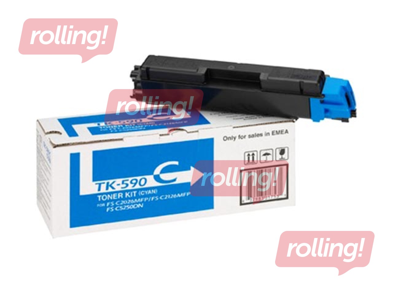 Toonerkassett Kyocera FS-C2026, sinine, (5000 lk)