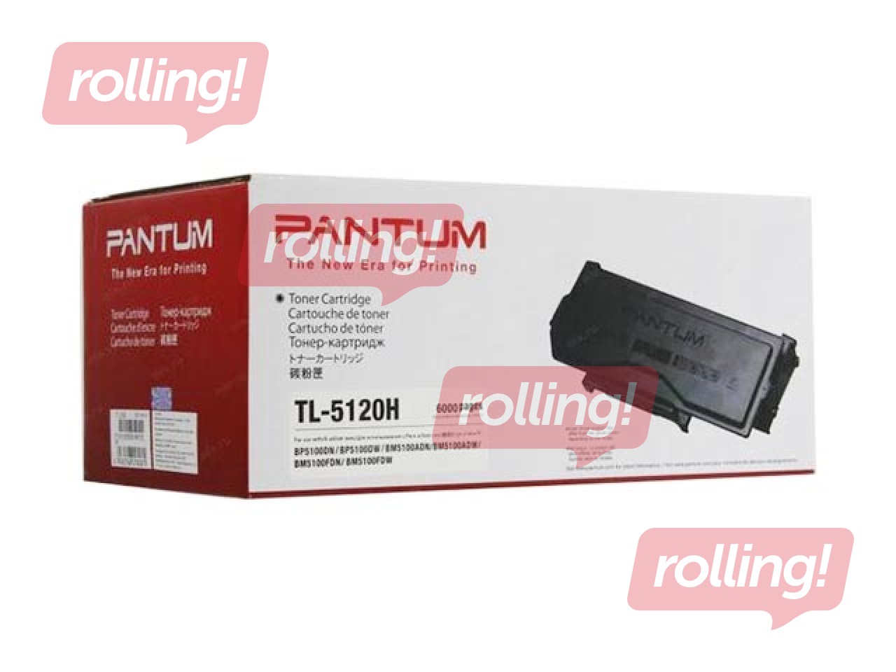 Toonerkassett Pantum TL-5120H must, 6000 lk.
