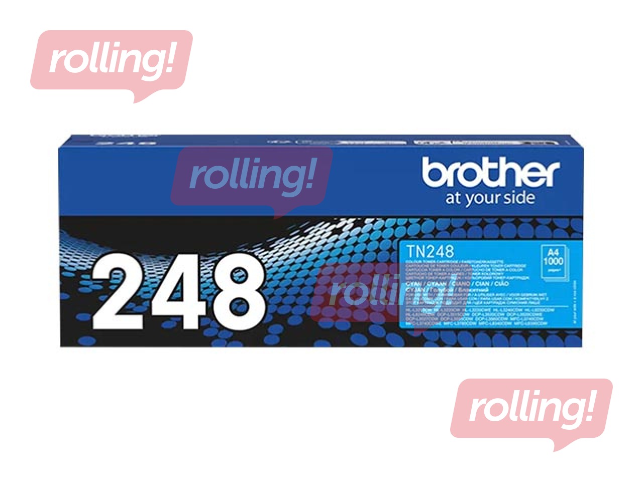 Tonera kasete Brother TN-248C, ciānzila (1000 lpp)