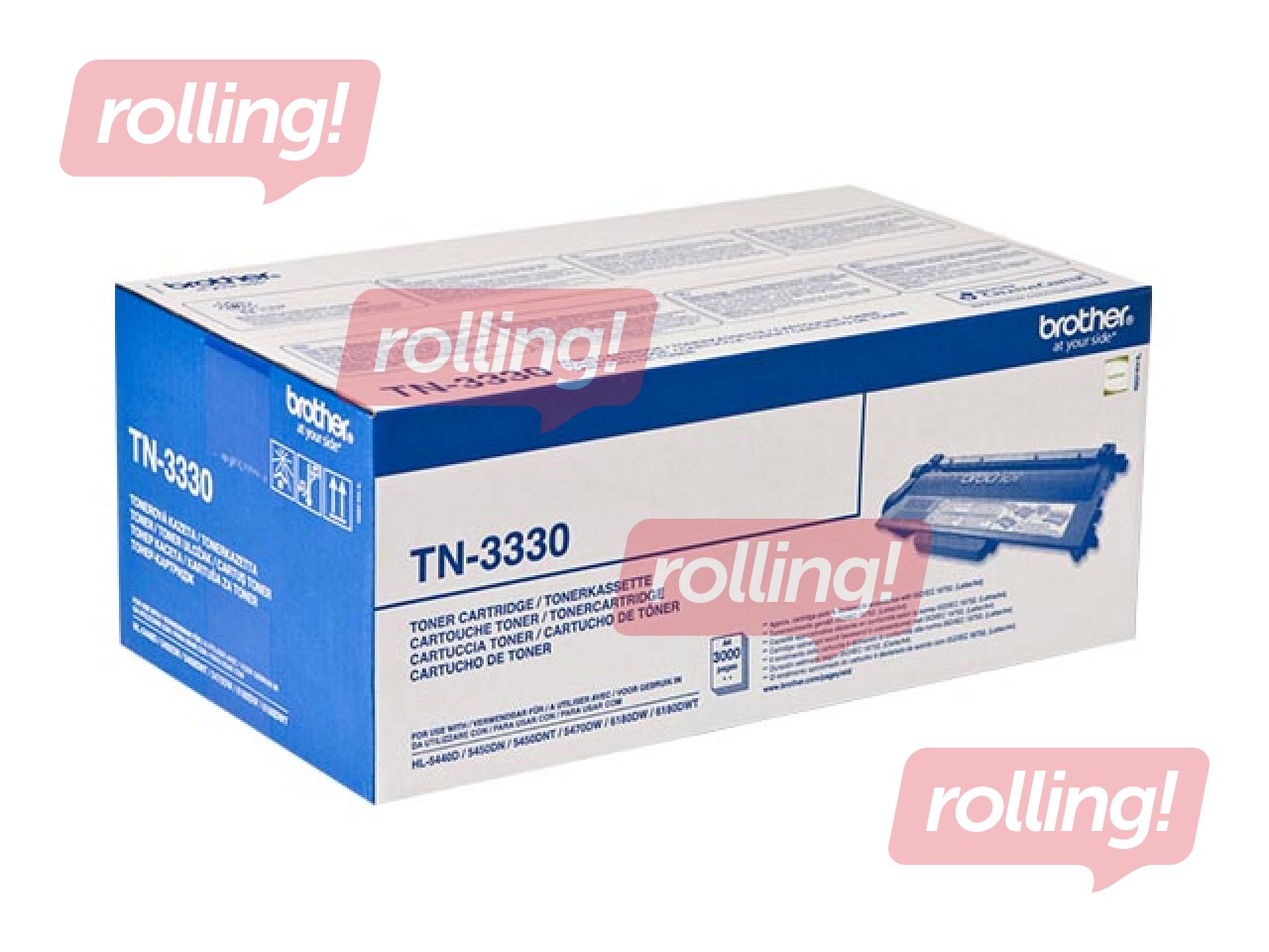 Toonerkassett Brother HL-5440D, must, (3000 lk)