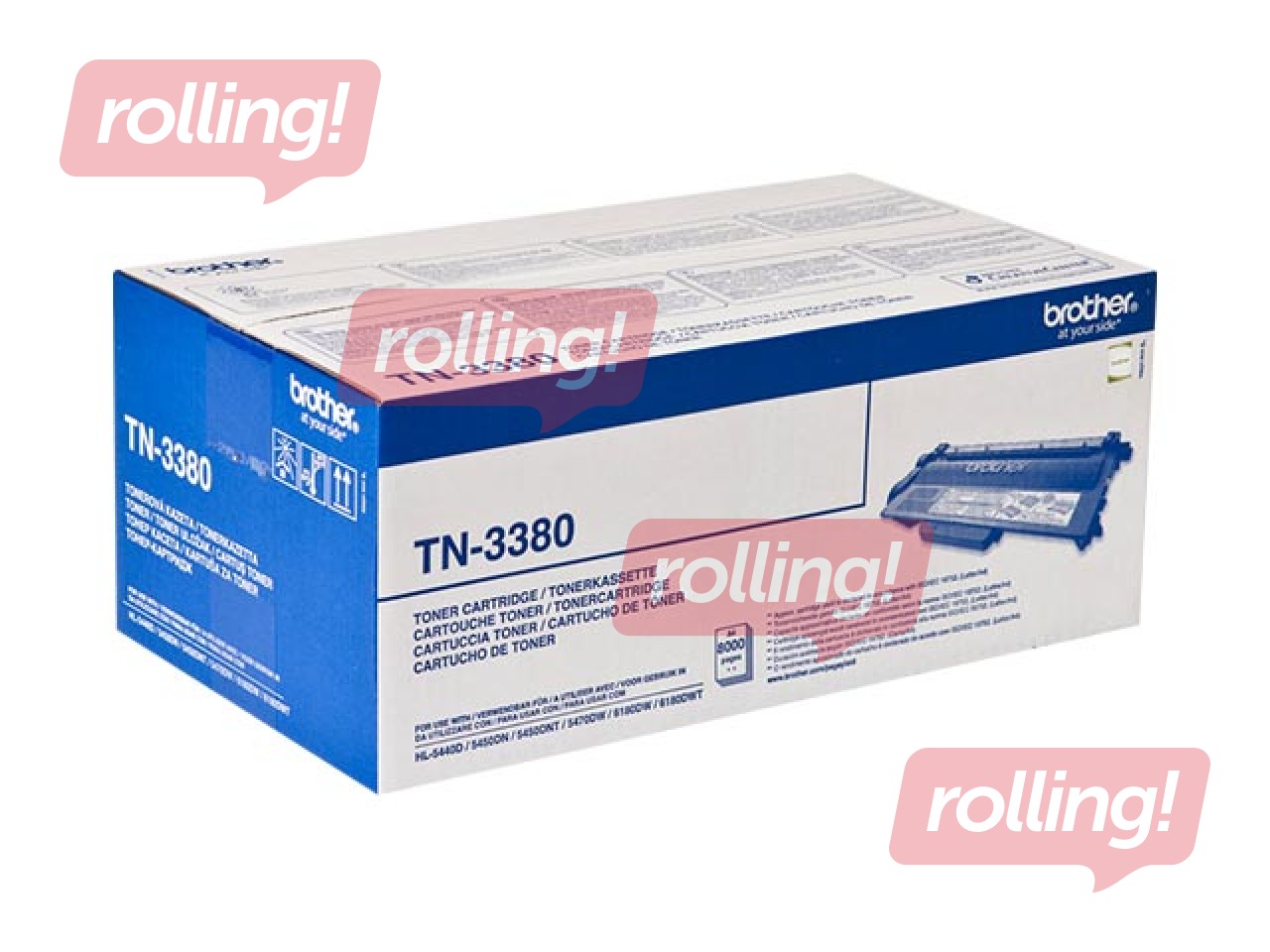 Toonerkassett Brother HL-5440D, must, (8000 lk)