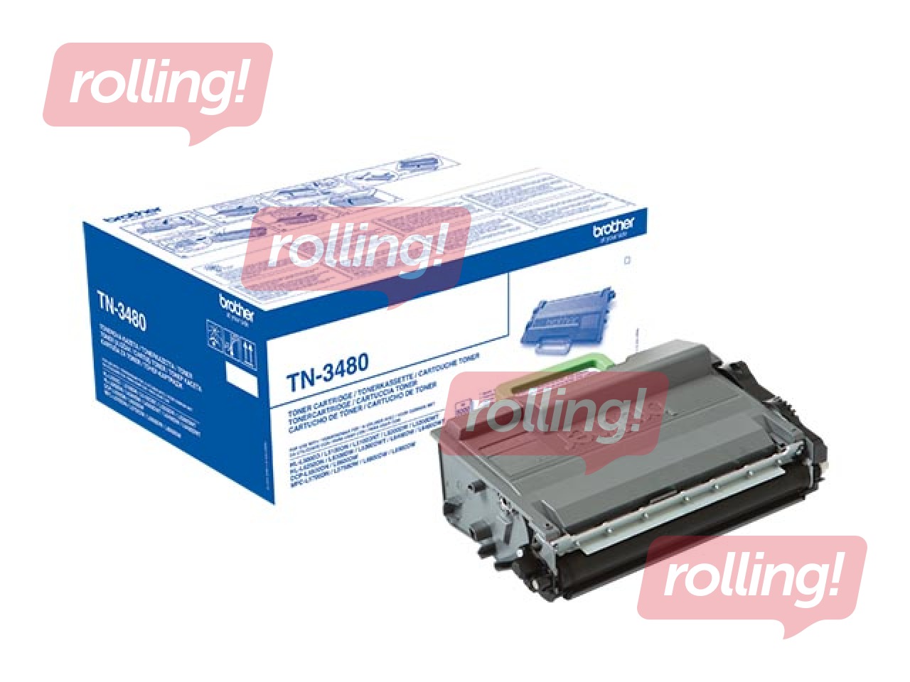 Toonerkassett Brother HL-L5100DN, must, (8000 lk)