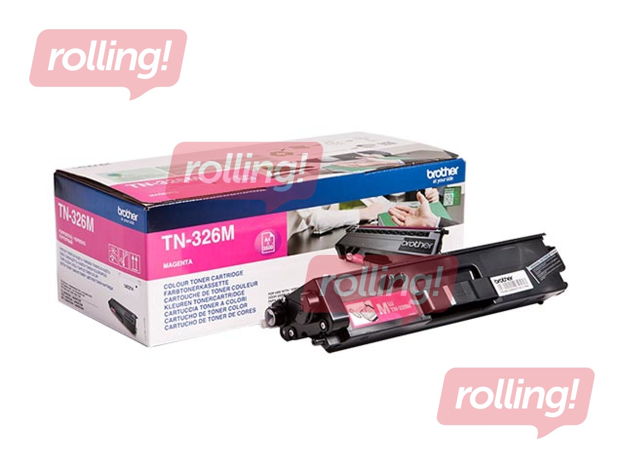 toonerkassett Brother DCP-L8400CDN,punane, (3500 lpp.)