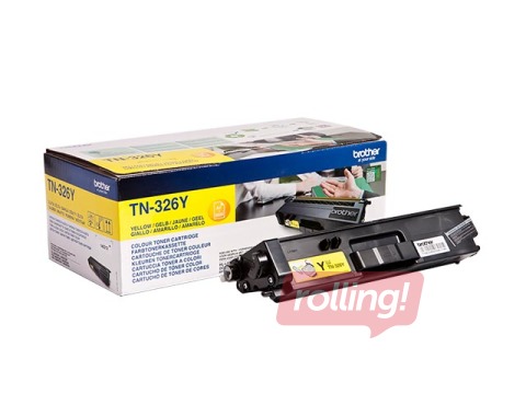 Tonera kasete Brother DCP-L8400CDN, dzeltena, (3500 lpp.)