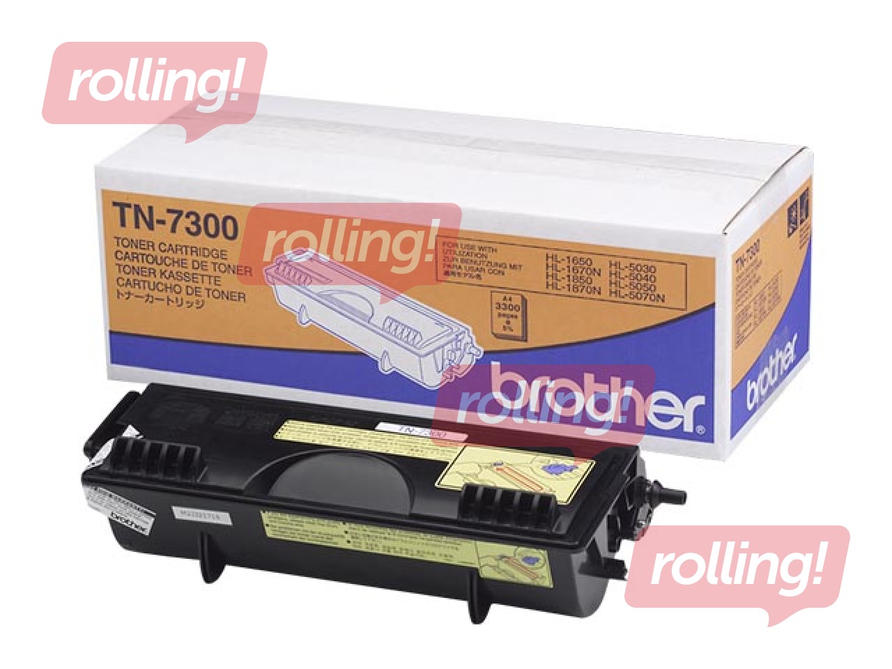 Toonerkassett Brother DCP-8020, must, (3300 lk)