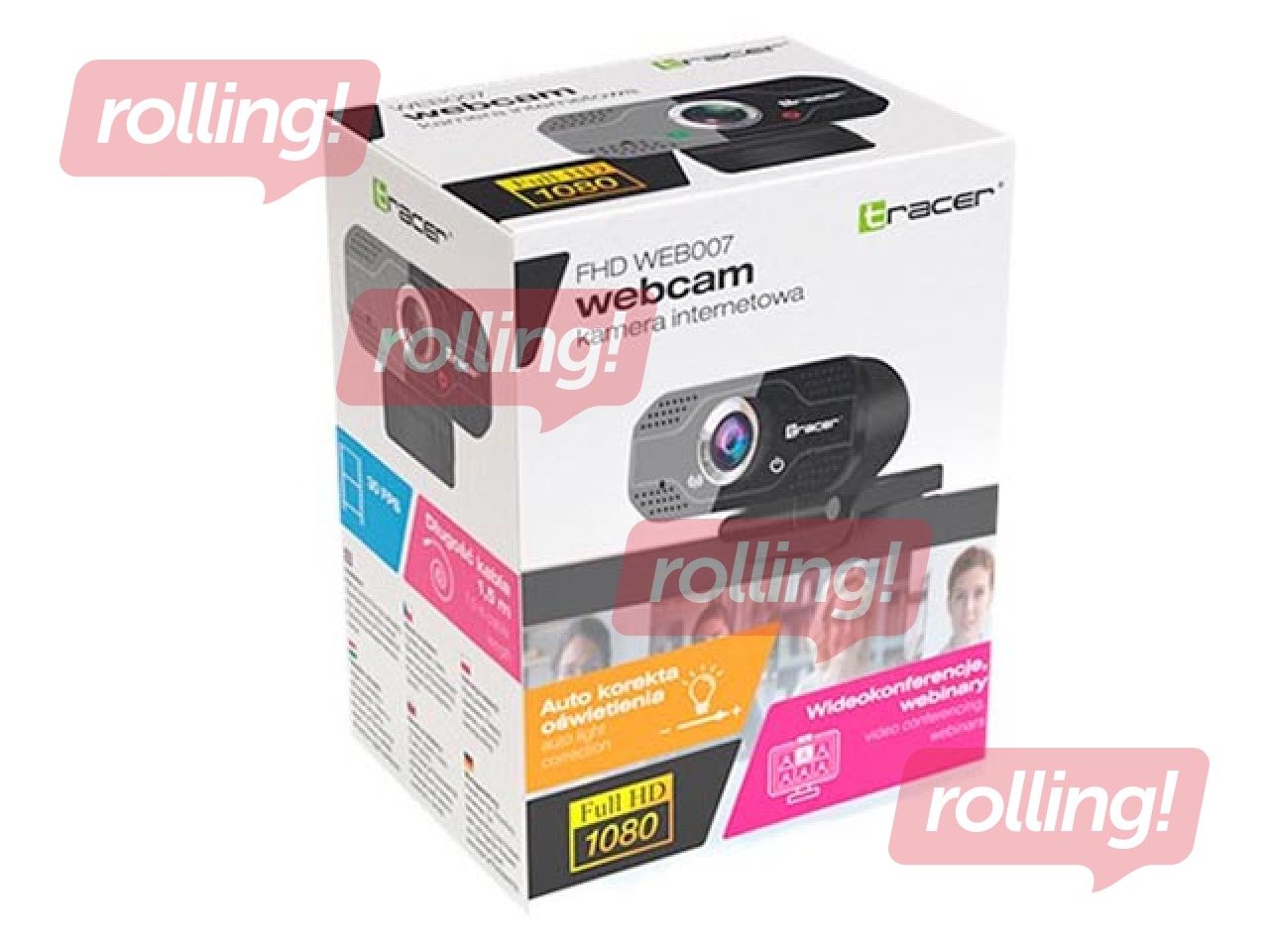 Web camera Tracer FHD WEB007, 2Mpix, 1920x1080, USB