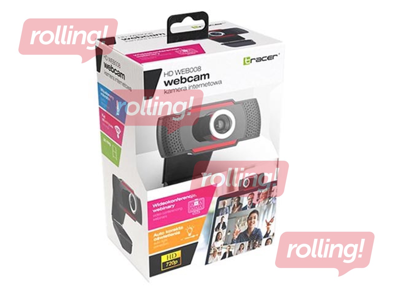 Bеб-камера Tracer HD WEB008, 1280 x 720, 720p, USB