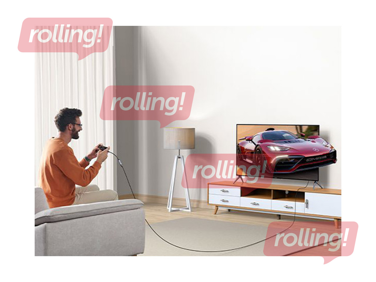 Adapteris Ugreen USB-C to HDMI, 4K 60Hz (pelēks) CM297