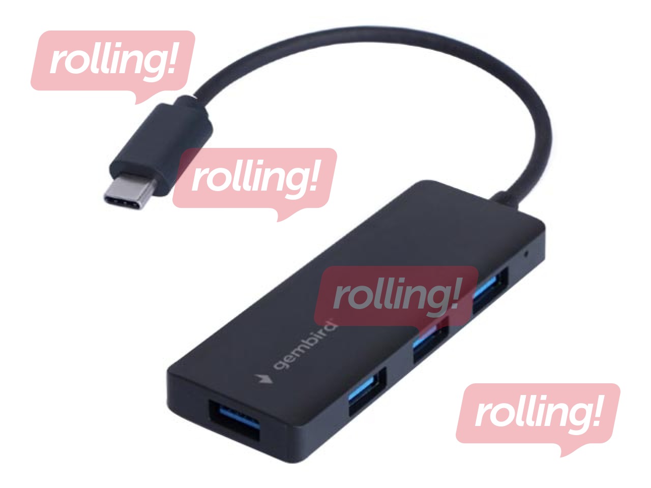 USB Hub Gembird 4-pordiline USB-C kuni 4 x USB 3.1 (1. põlvkond)