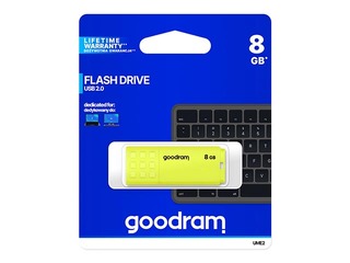 USB datu nesējs Goodram UME2, USB 2.0, 8GB, dzeltens