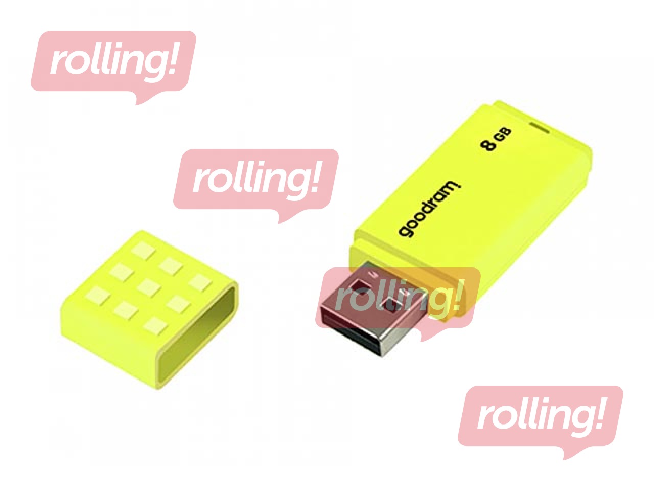 USB flash drive Goodram UME2, USB 2.0, 8GB, yellow